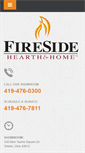 Mobile Screenshot of firesidehearthtoledo.com